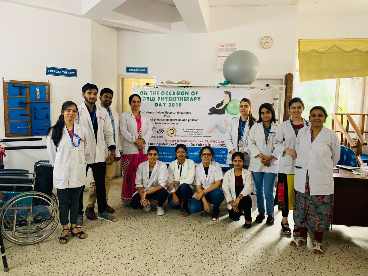 A group of Doctors on World Physiotherapy day