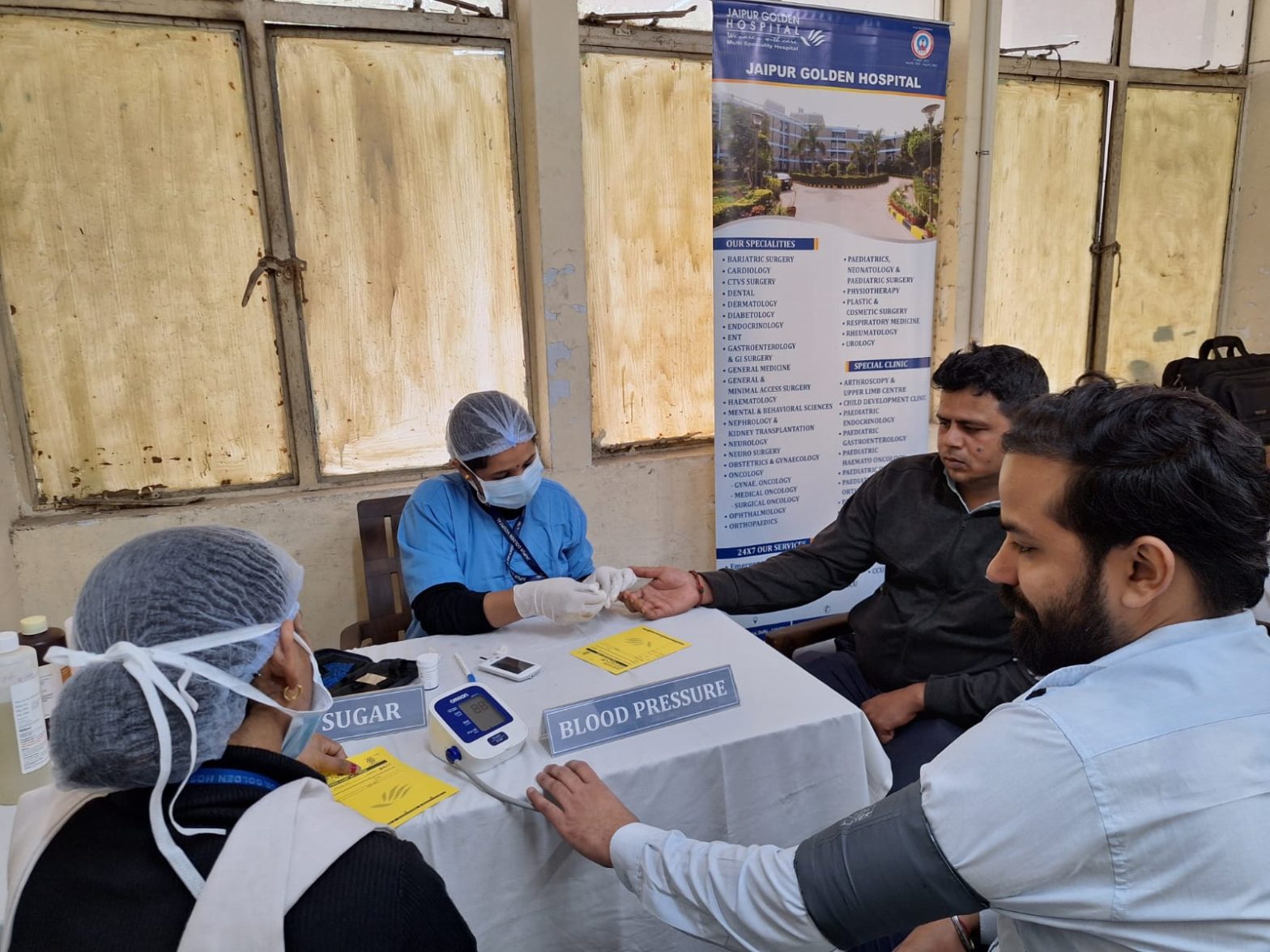 Successful Health Check-Up Camp at DTC Depot 2, Sector 16 Rohini
