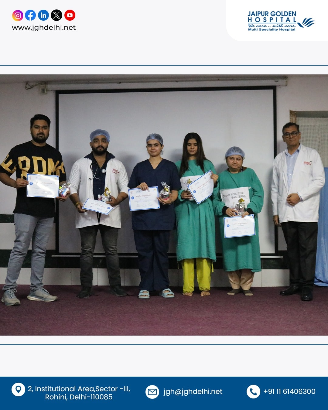 World Hand Hygiene Day Celebrated at Jaipur Golden Hospital